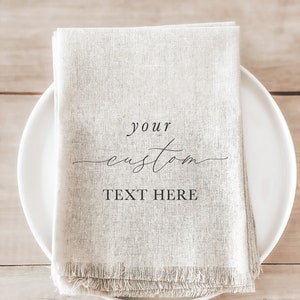 Napkin - Custom Design - Your Text Here!