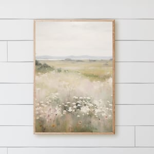Wood Framed Sign- Bright Wildflowers Vertical -rustic home decor, gallery wall, framed decor, farmhouse style, wall decor, housewarming gift