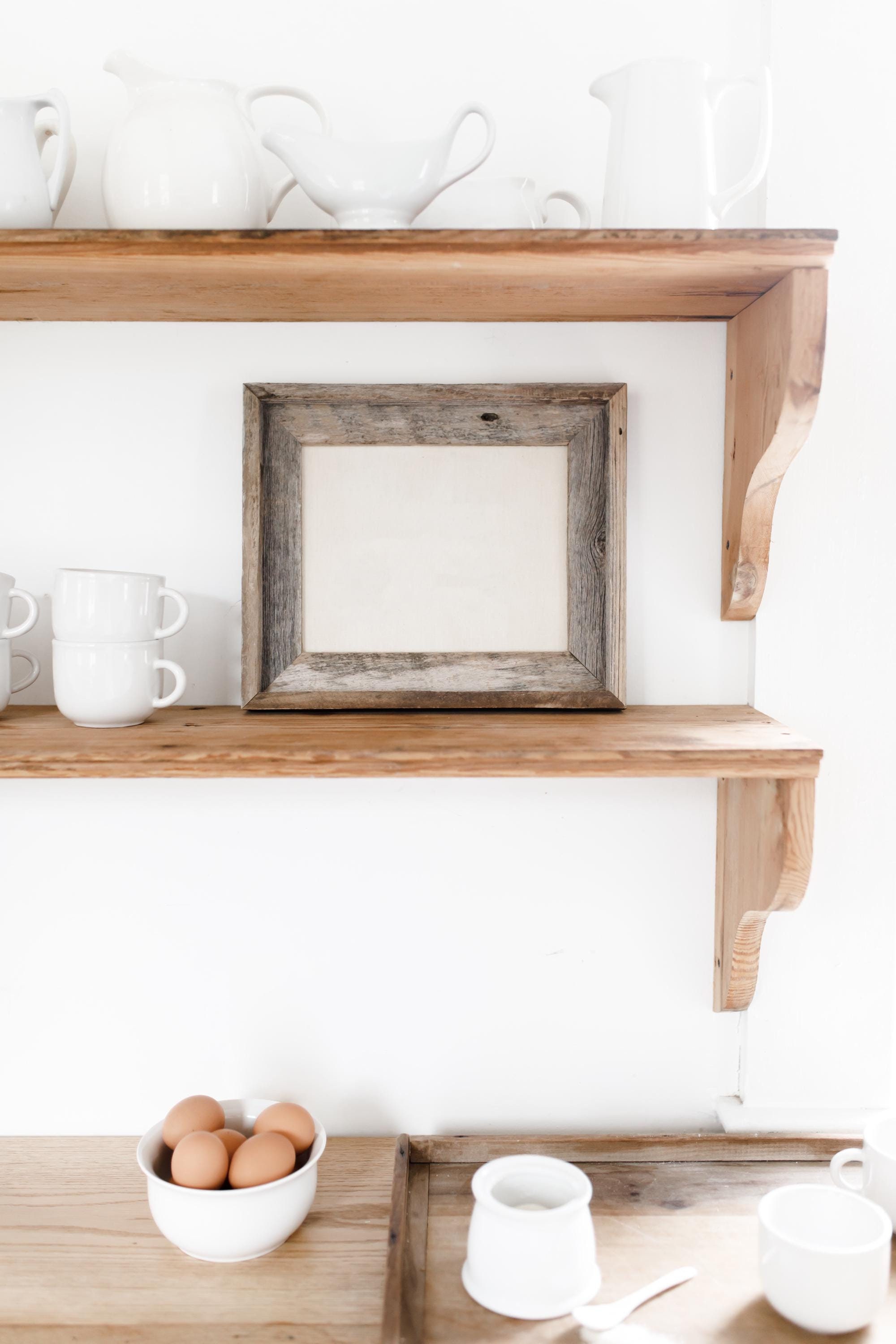 Reclaimed Barn Wood Frame - Frame Only - 100% American Made, farmhouse home decor, housewarming, weathered frame, rustic, handmade, natural