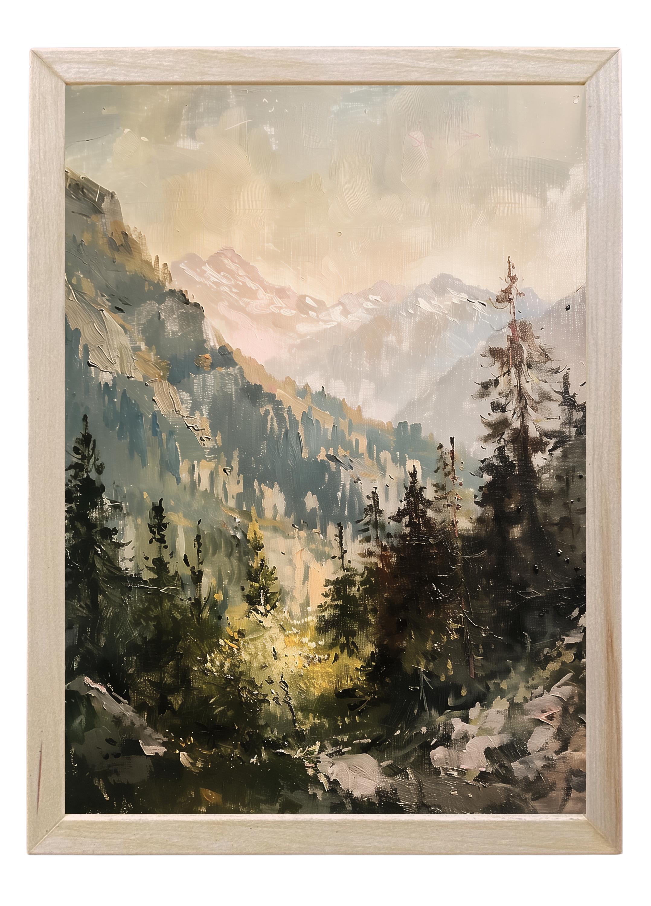絵画　山 絵画 アート額絵 ポール・セザンヌ サント＝ヴィクトワール山 52