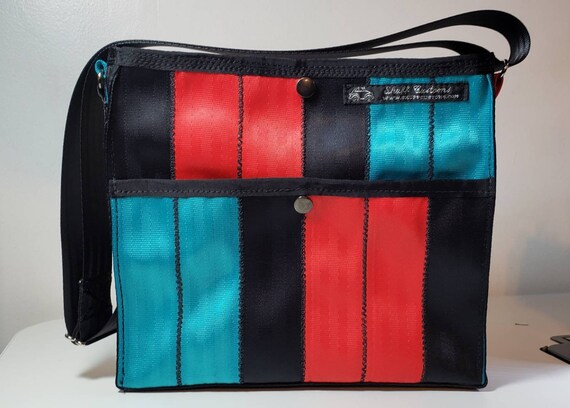 teal messenger bag
