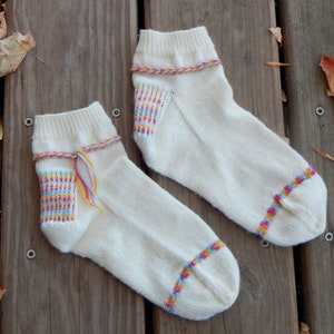 Summer Camp BFFs Sock Pattern : Knitting Pattern Knit Socks image 4