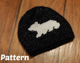 Ursa Minor Hat Knittng Pattern : Baby Bear, Bear Constellation, Knitting Pattern, Knit Gifts, Baby Shower, the Smaller Bear