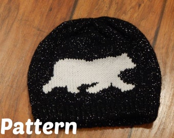 Ursa Major Hat Knittng Pattern : Momma Bear, Papa Bear, Knitting Pattern, Knit Gifts, Bear Constellation, The Great Bear