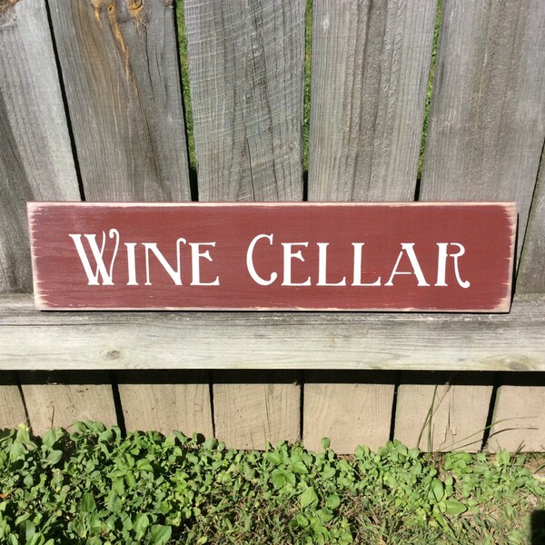 Wine Cellar Sign Etsy