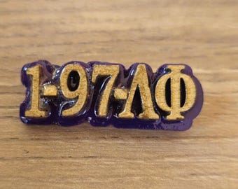 Anhänger Revers Set inspiriert von Omega Psi Phi Fraternity, Inc 1911