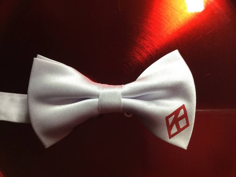 Solid colored Kappa Bow Tie inspired by Kappa Alpha Psi Phi Nu Pi image 5