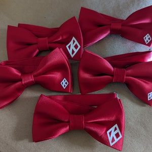 Solid colored Kappa Bow Tie inspired by Kappa Alpha Psi Phi Nu Pi image 1