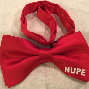 Solid colored Kappa Bow Tie inspired by Kappa Alpha Psi Phi Nu Pi Nupe