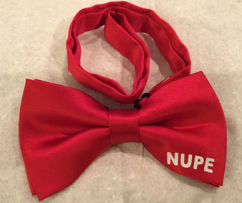 Solid colored Kappa Bow Tie inspired by Kappa Alpha Psi Phi Nu Pi Nupe