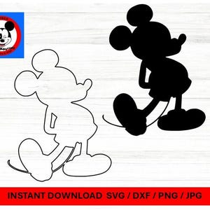 Musinspirerad digital design - SVG, Dxf, Png, Jpg - Direktnedladdning