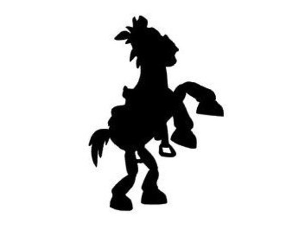 Bullseye From Toy Story Horse Silhouette Vinyl Decal Black Etsy Denmark