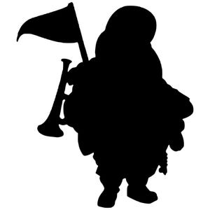 Russell from UP Movie Silhouette Vinyl Decal - Black, Red, Silver, White Mickey Disney Russell Carl Kevin Dug