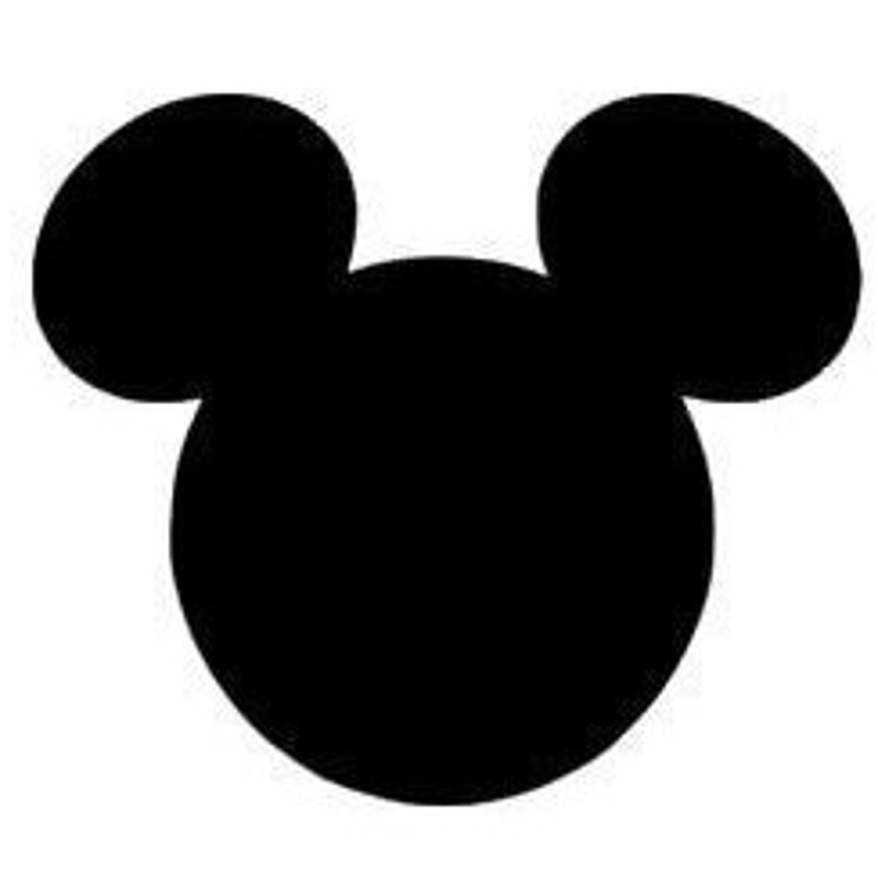 Mickey Mouse Head Silhouette - Etsy