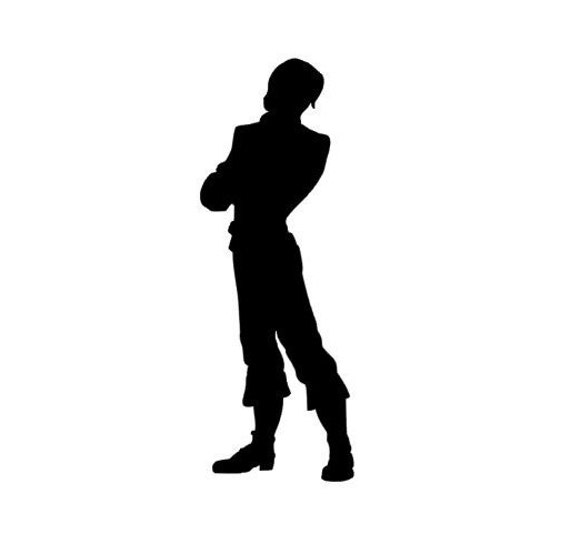 Flynn Rider Rapunzel Tangled Silhouette Vinyl Decal Black Etsy