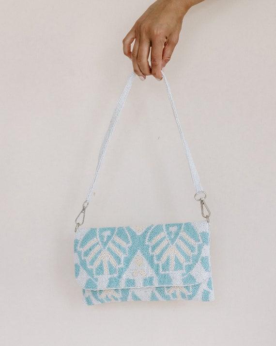 Beaded wedding clutch shop