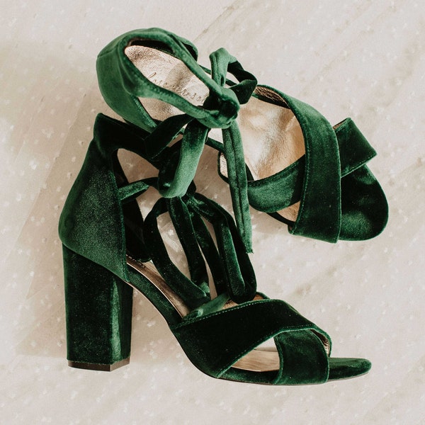 emerald green shoes