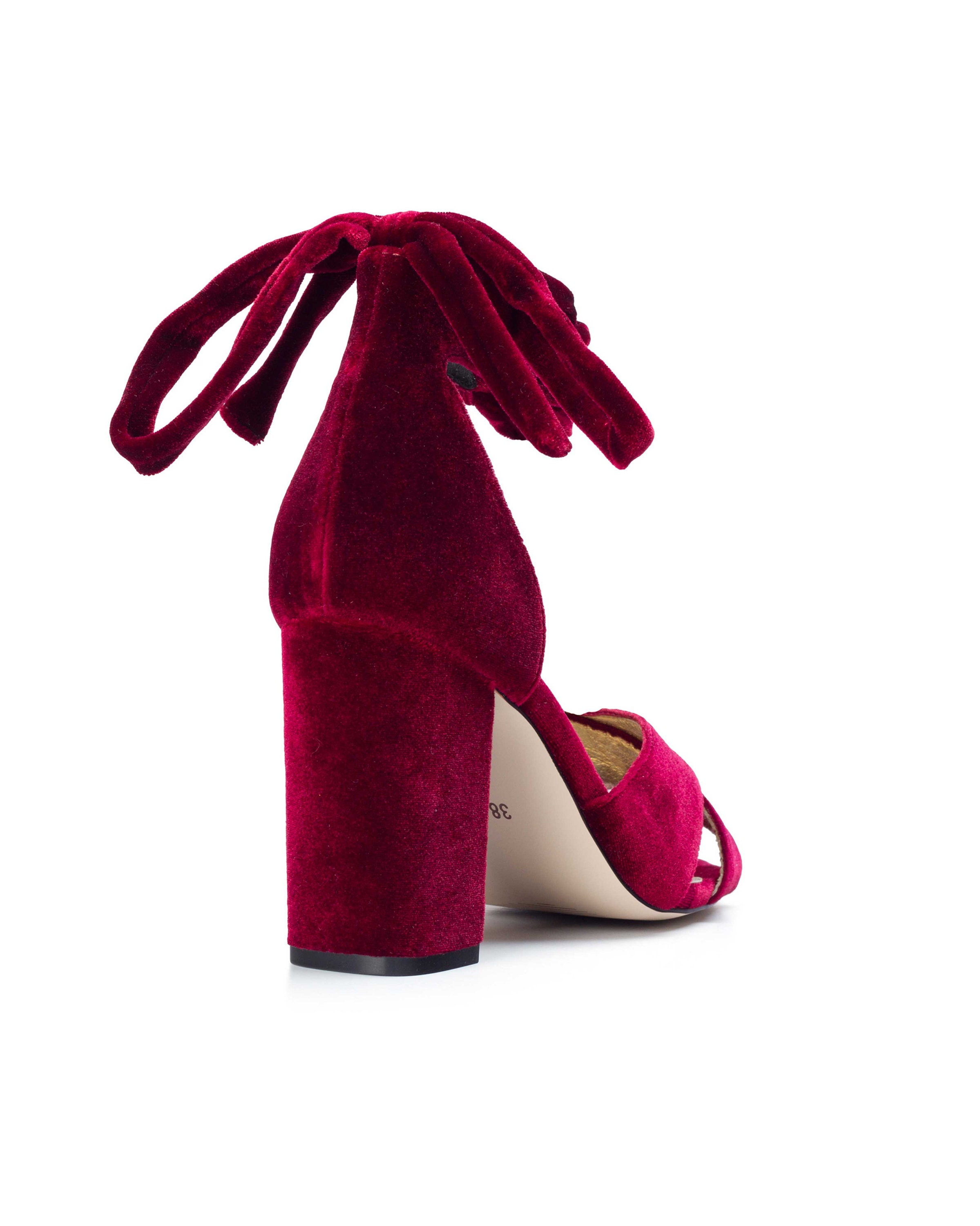 red velvet prom shoes