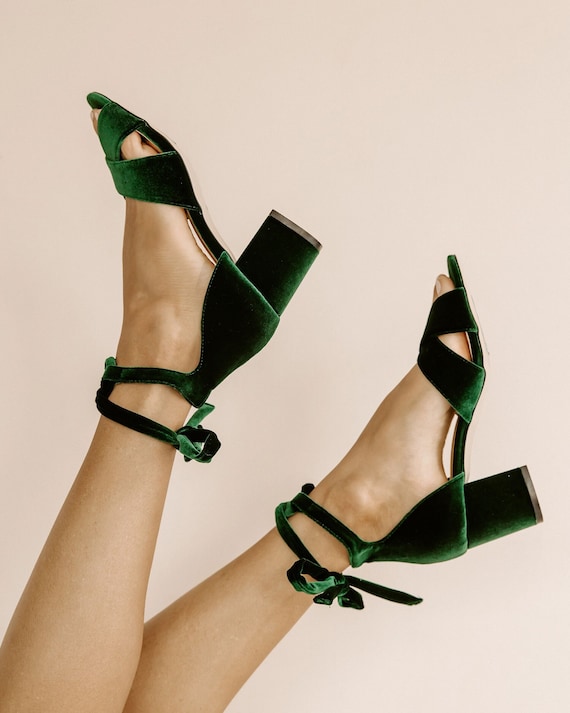 Buy online Emerald Green Wedges from heels for Women by Knight N Gale for  ₹1599 at 0% off | 2024 Limeroad.com
