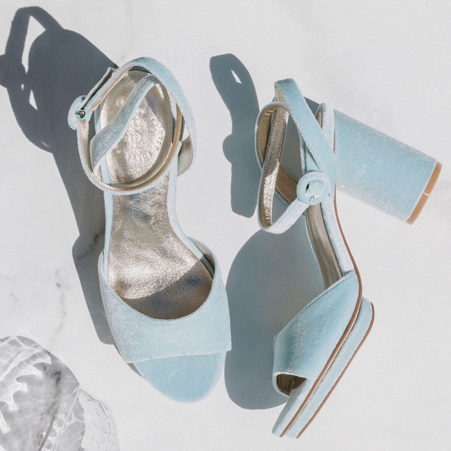 Trouwschoenen blauw Etsy Nederland