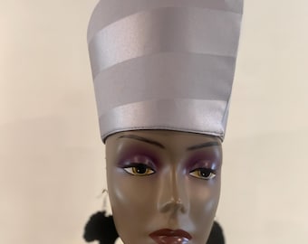 African Silver Color Crown Head Dress African Crown Kufi
