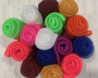 Ghana Authentics African Exfoliating Wide Width Net Sponge (Sapo), all Colors