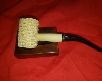 New Unused Corn Cob Smoke Pipe
