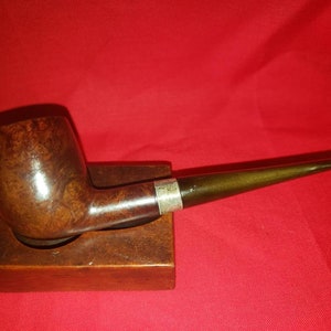 Vintage Estate Smoke Pipe Weber Silver Grain Pipe