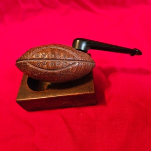 Vintage Football novelty briar pipe RARE one of a kind