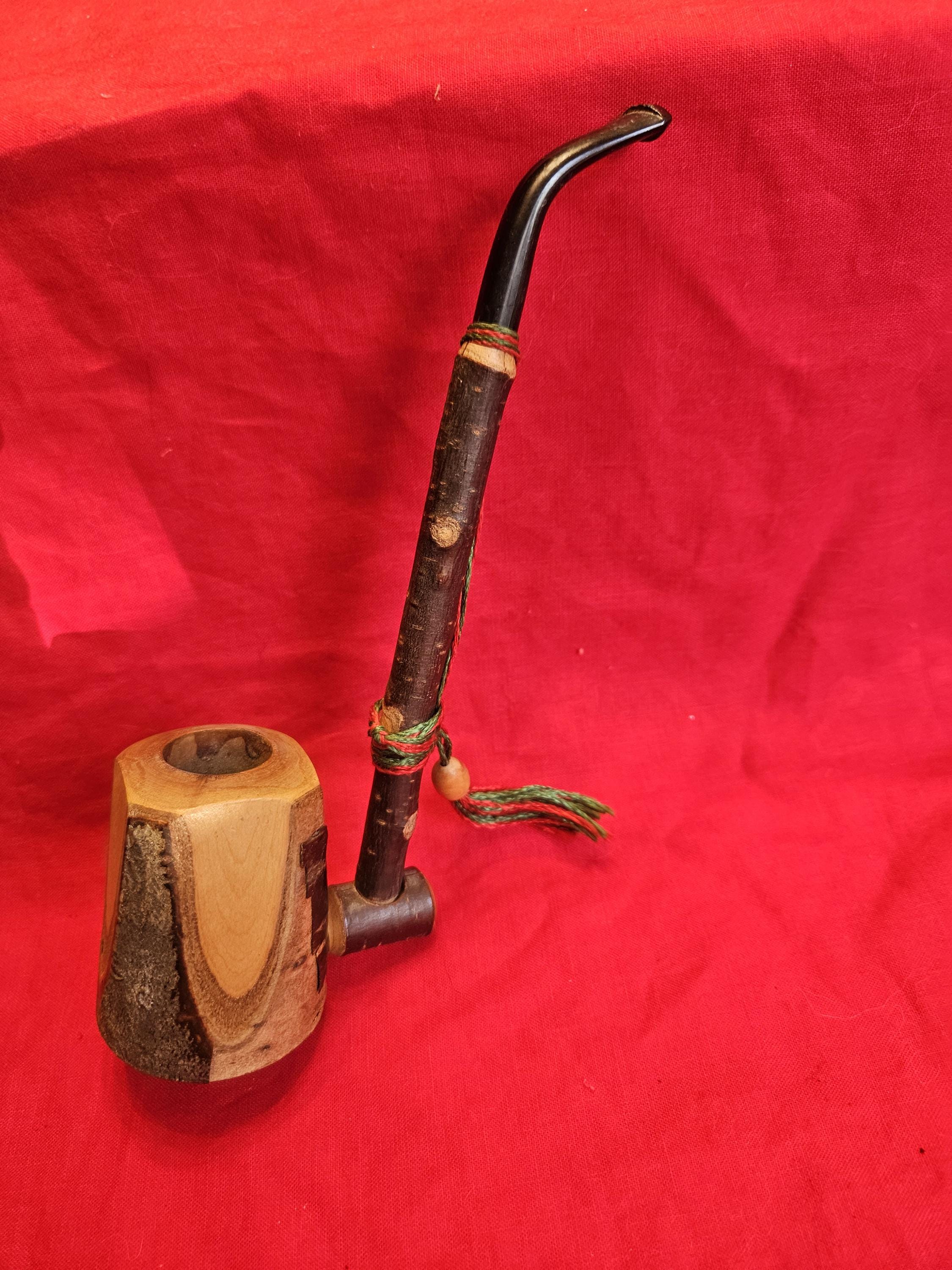 Vintage Ropp? Estate Pipe  Made in  France Cherry Wood smoke pipe