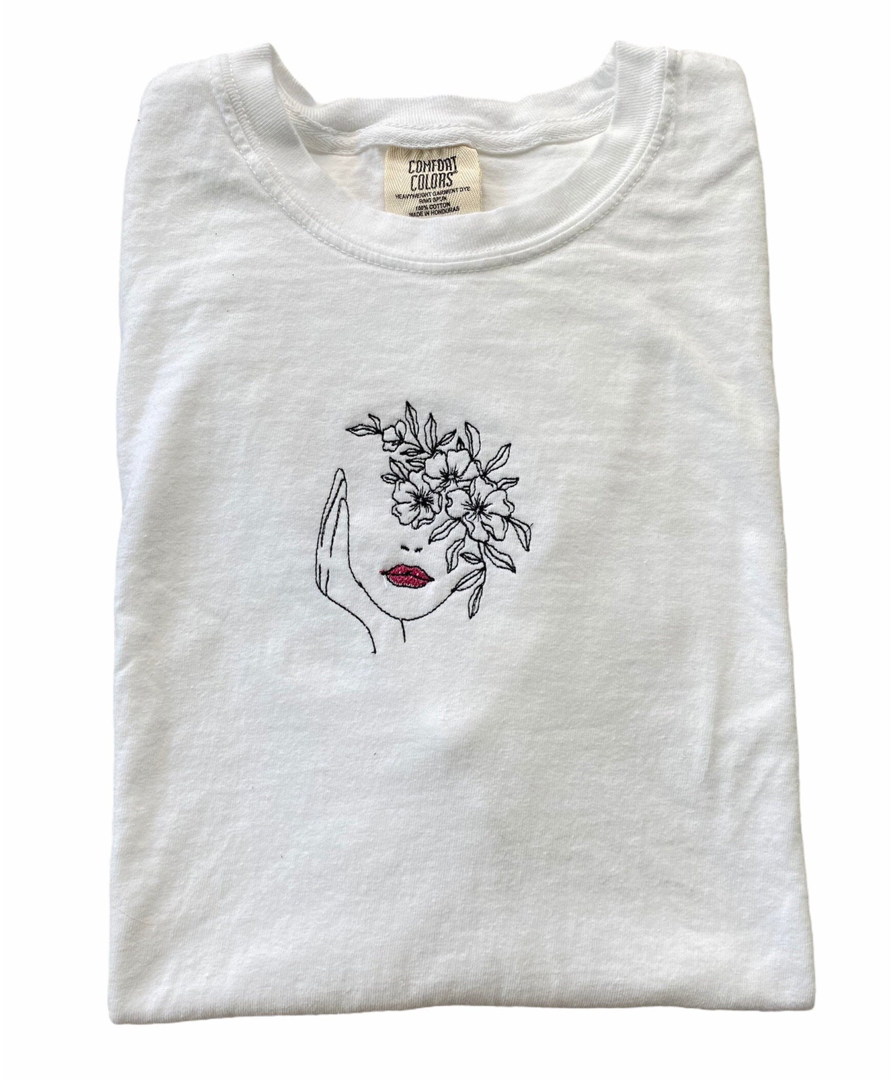 Assorted 1/1 Handmade Embroidered T-Shirts SIZE MEDIUM | Etsy