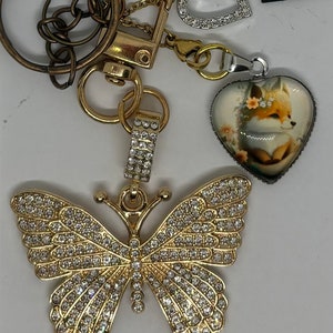 Handmade Custom Key Chain - Gold