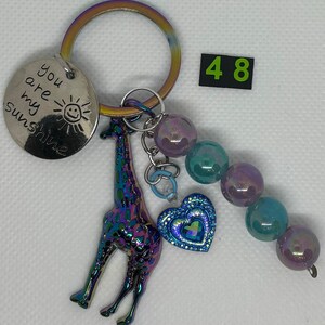 Handmade Custom Key Chain - Love