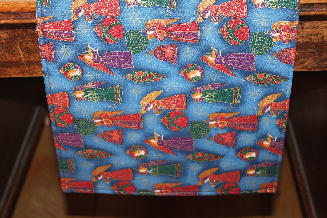 Christmas Angel Table Runner, 41 Reversible Christmas Angel Table ...