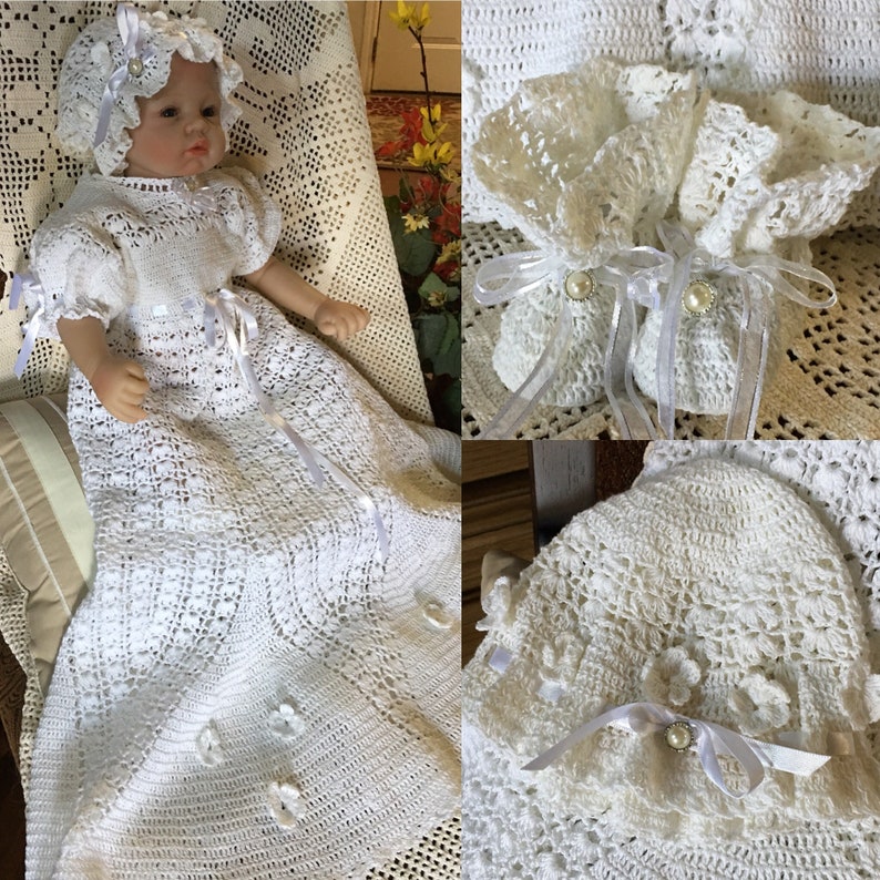 Joy Converter Gown with Crochet Pink Trim main image 0