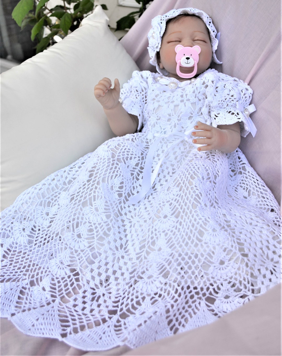 Beautiful Crochet Baby Christening Gown Pattern