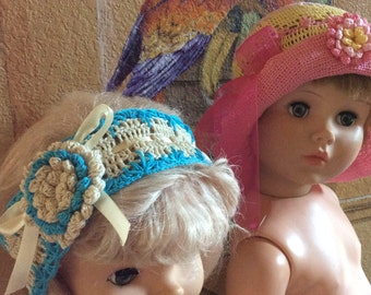 Crochet Baby Hat and Headband Erika Pattern (PDF Pattern)
