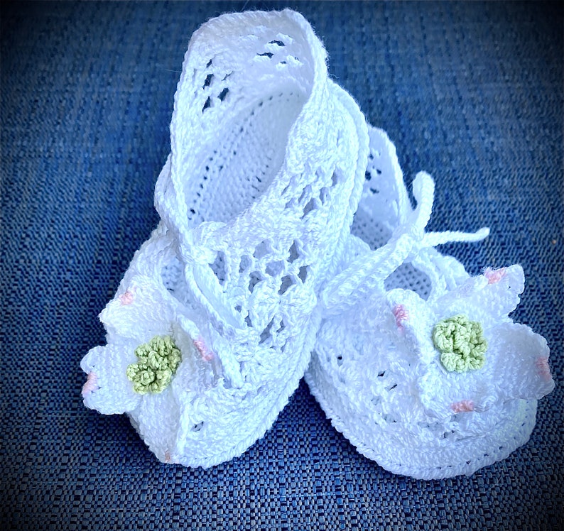 Crochet Baby Lia Kristina Christening and Booties Etsy