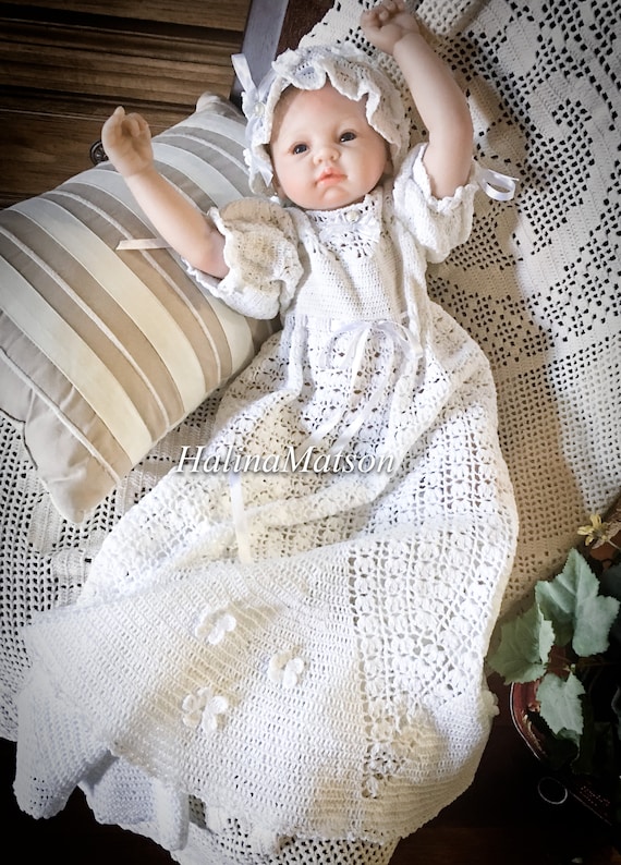 knit baptism dress 10+ Christening Gown Free Knitting Pattern