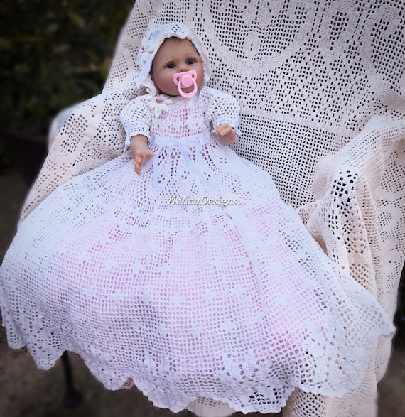 Vestidos de bautizo en crochet shop