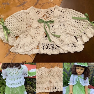 Cardigan girl short sleeve crochet pattern, thread crochet toddler sweater, crochet pattern, toddler crochet, summer sweater, girl cardigan