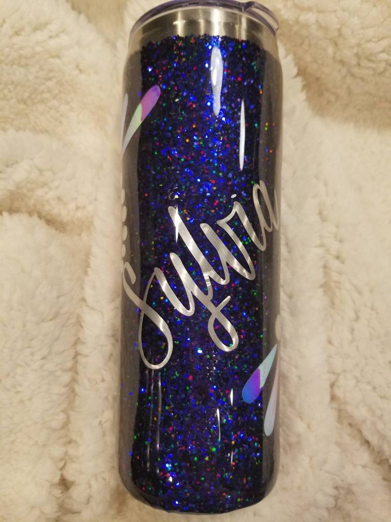 Custom Order Glitter Sparkle Tumbler Mug Water Bottle with Etsy