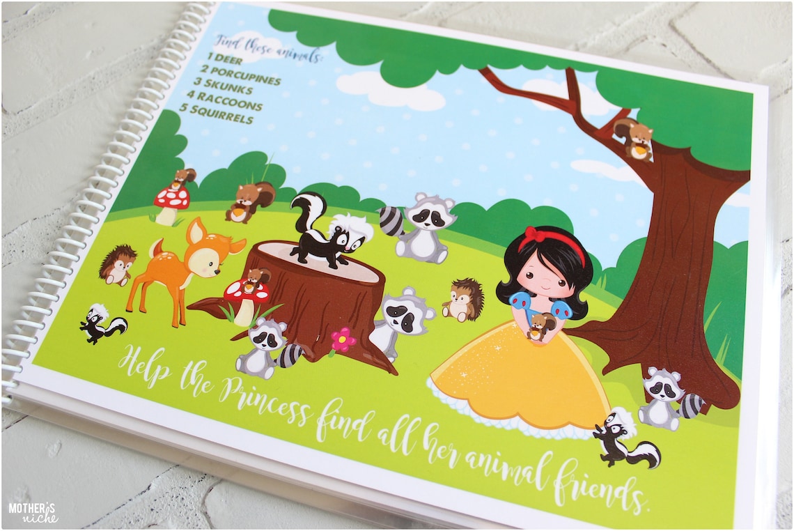 Quiet Book: Princess Printable | Etsy