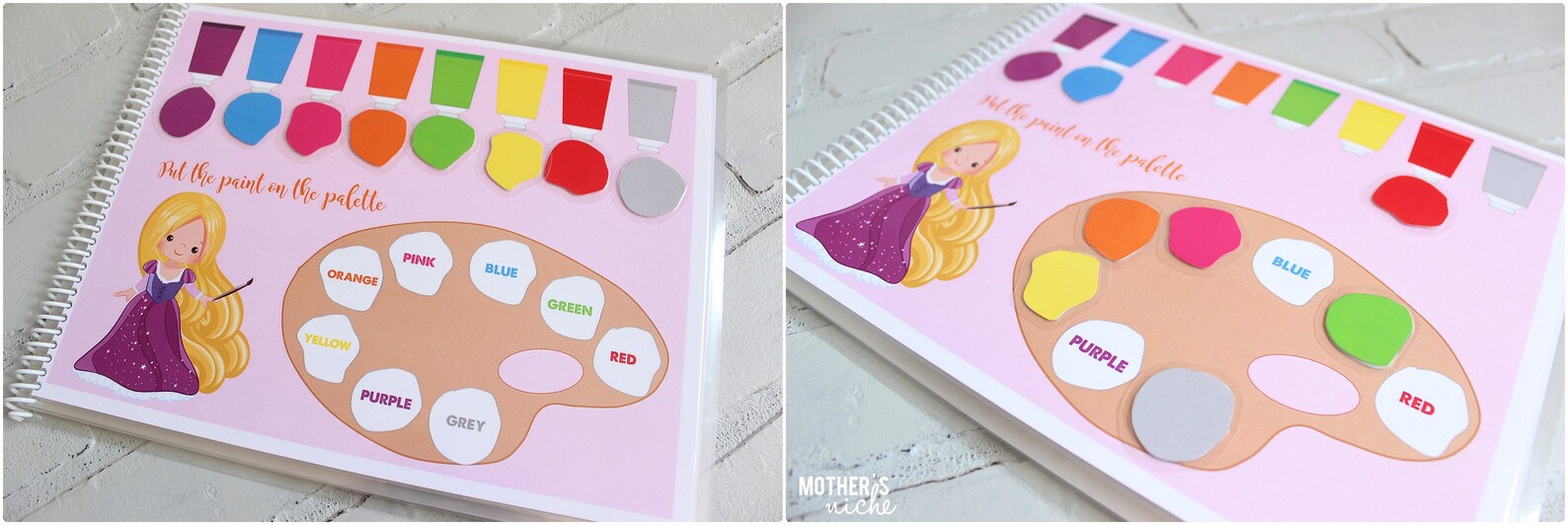 Quiet Book: Princess Printable - Etsy