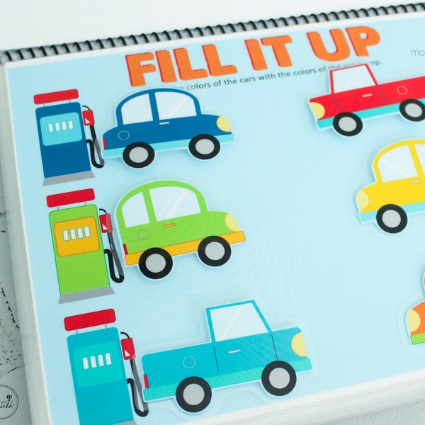Quiet Book: Cars Themed Printable | A Need For Speed