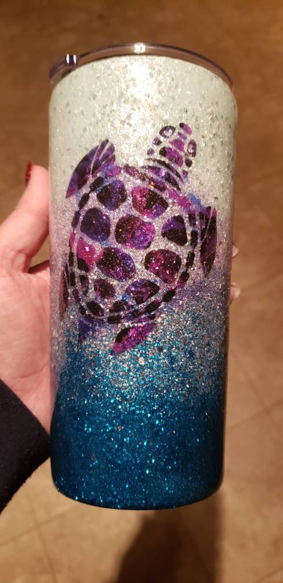 Turtle Tumbler Etsy