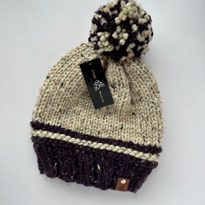 SLOUCHY CLIFFHANGER BEANIE With Pom