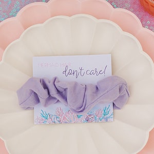 Mermaid Hair Don't Care Template, Mermaid Party Favor, Hair Tie Card, Pool Party, Girl Mermaid, Under the Sea Party - Digital Download