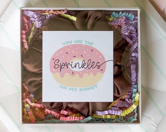 Donut Party Favor Stickers: Sprinkle Design, Two Sweet Party