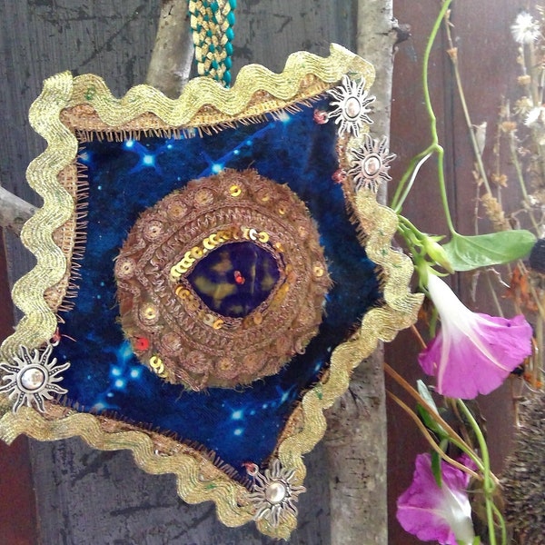 RESERVED /// star shaped lavender sachet /  hanging fragrant  sachet/ celestial motives collection// RESERVED